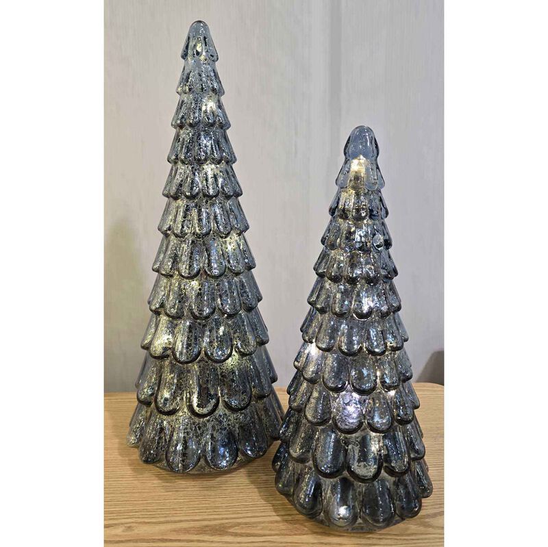 Stellar Haus 19cm Blue Frost Drop Tree image number 3